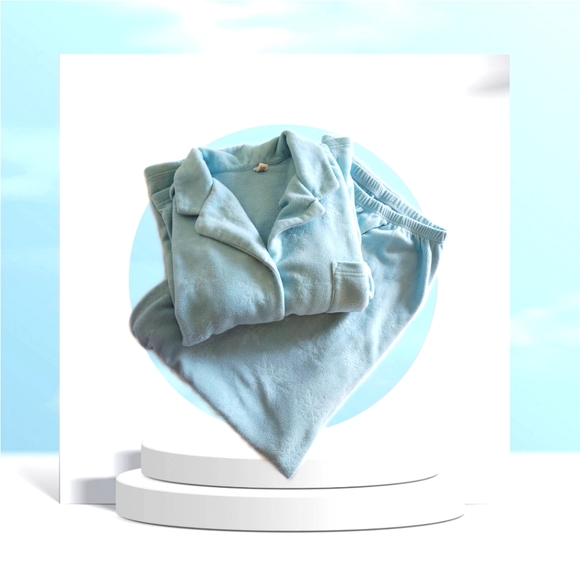 PINK Victoria's Secret Other - Plush PJ set Sleepware. Plus Size 3X Light Turquoise